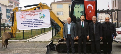 Yeni İş Makinamız İlçemize ve Köylerimize Hayırlı Olsun