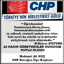 CHP DURAĞAN İLÇE TEŞKİLATI:ÖĞRETMENLER GÜNÜNÜZ KUTLU OLSUN...