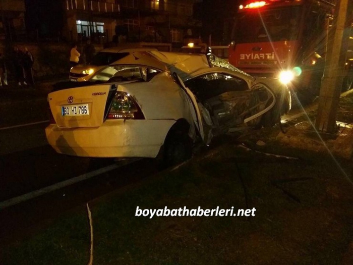 Sinop’ta Feci Kaza 1 Polis Öldü, 6 Yaralı