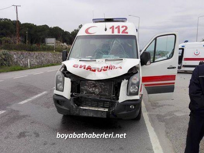 Ambulans Kaza Yaptı 1 Ölü