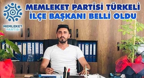 Memleket Partisi Türkeli İlçe Başkanı belli oldu