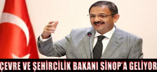 BAKAN MEHMET ÖZHASEKİ SİNOP'A GELİYOR.