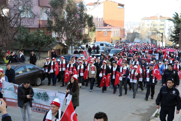 SİNOPLULAR VEFA YÜRÜYÜŞÜNDE BULUŞTU.