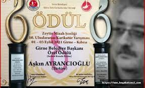 AŞKIN AYRANCIOĞLU’NA GÜMÜŞ ZEYTİN ÖDÜLÜ