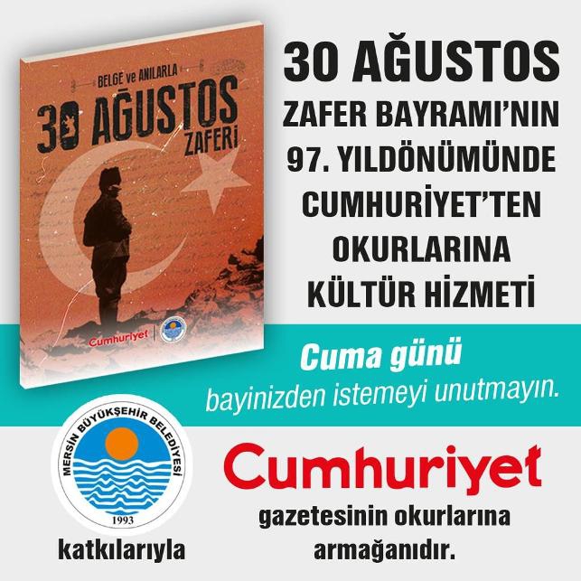 Cumhuriyet’ten 30 Ağustos için özel kitap…