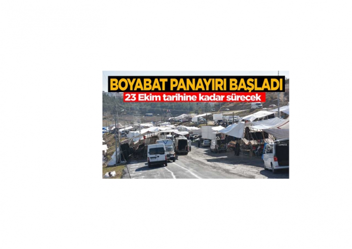 Tarihi Boyabat Panayırı başladı