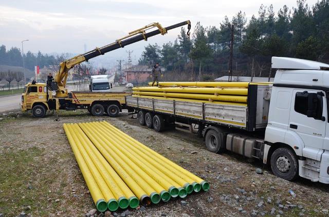 DOĞALGAZIN BORULARI  BOYABAT’A İNDİ!