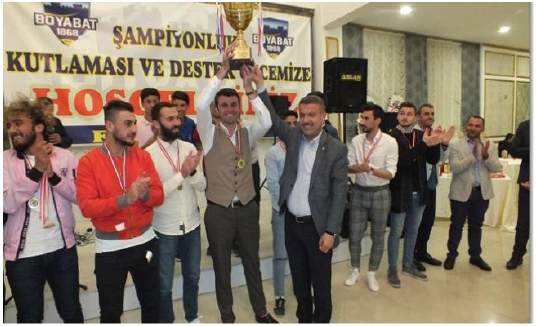 Boyabat 1868 Spor Şampiyonluk ve Destek Gecesi Düzenledi