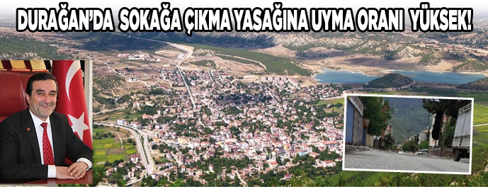 DURAĞAN’DA YASAĞA ÇIKMA YASAĞINA UYMA ORANI YÜKSEK!