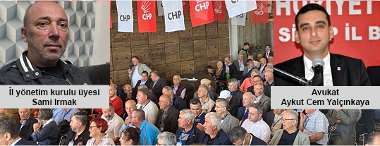 İki adayın yarıştığı CHP Sinop İl  Kongresi’nde yeni il başkanı seçildi