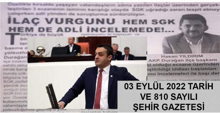 İLAÇ VURGUNU TBMM GÜNDEMİNDE...