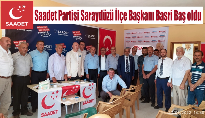 SAADET PARTİSİ SARAYDÜZÜ’NDE TEŞKİLATLANARAK KONGRESİNİ YAPTI