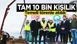 10 BİN SEYİRCİ KAPASİTELİ  STADIN TEMELİ ATILDI!