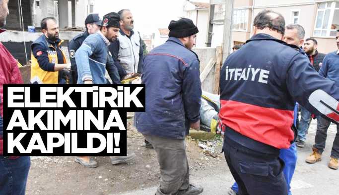 Sinop'ta elektrik akımına kapılan işçi yaralı