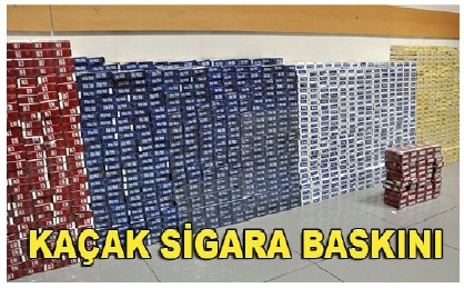 Sinop'ta Kaçak Sigara Operasyonu