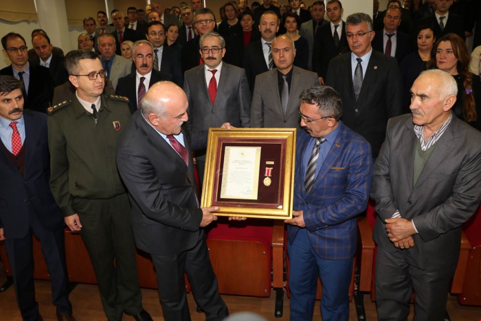 15 TEMMUZ GAZİSİNE DEVLET ÖVÜNÇ  MADALYASI VERİLDİ...