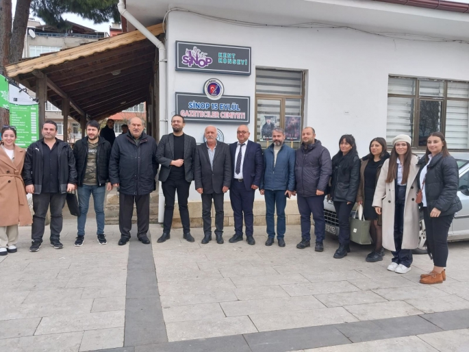 YEDAŞ Sinop Bölge Müdürü Keseroğlu’dan Sinop basınına ziyaret